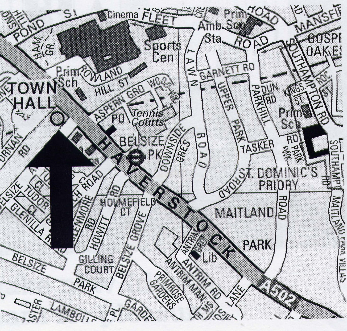 Map showing location of the U3A in London